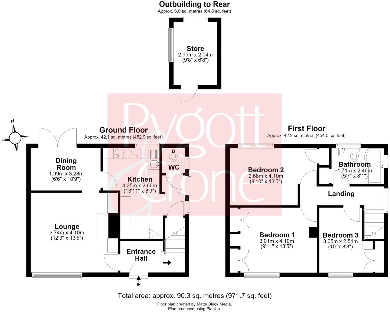Lenton Way, Frampton, Boston, Lincolnshire, PE20 floorplan