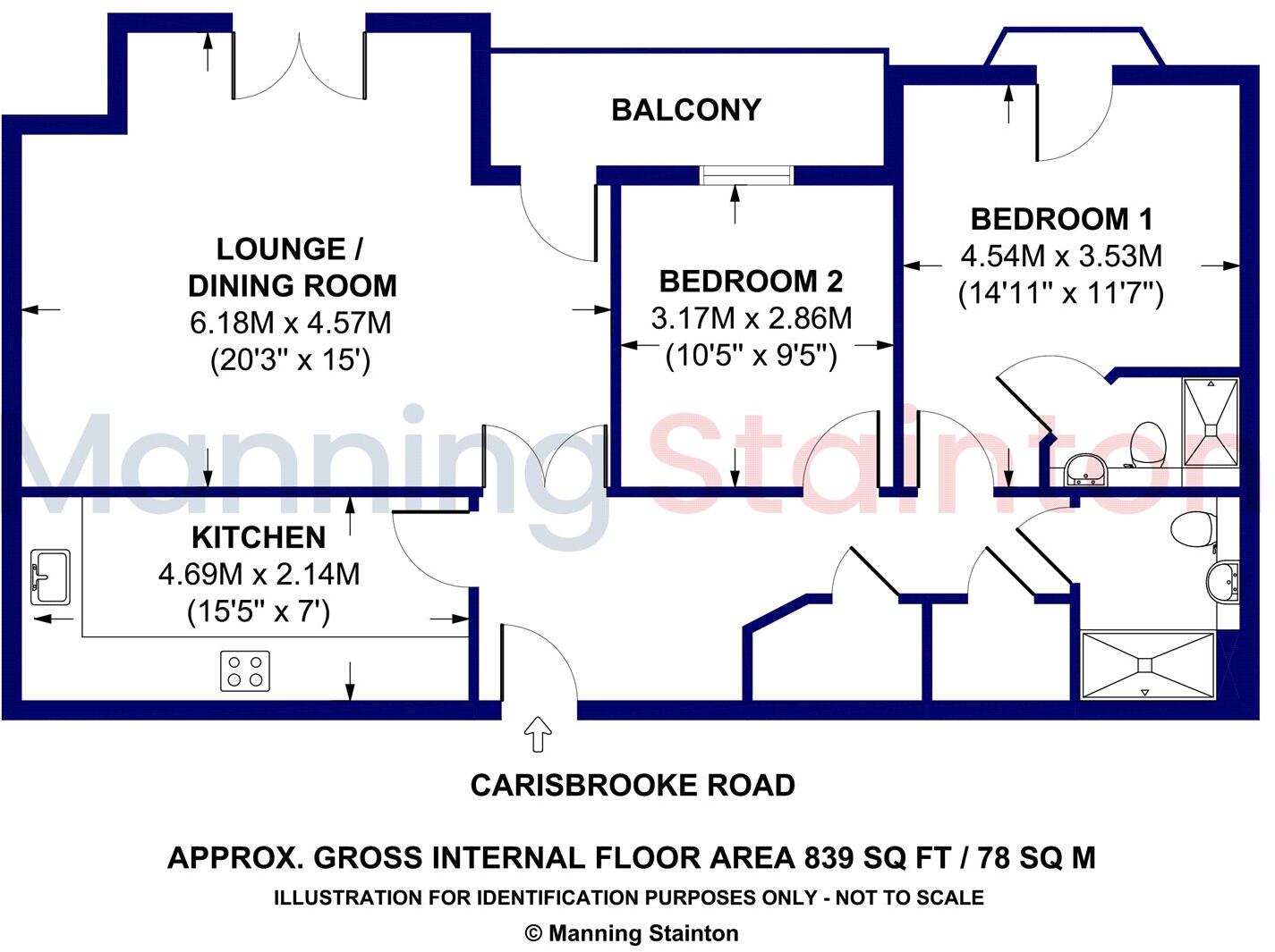 Carisbrooke Road, Far Headingley, Leeds, West Yorkshire floorplan