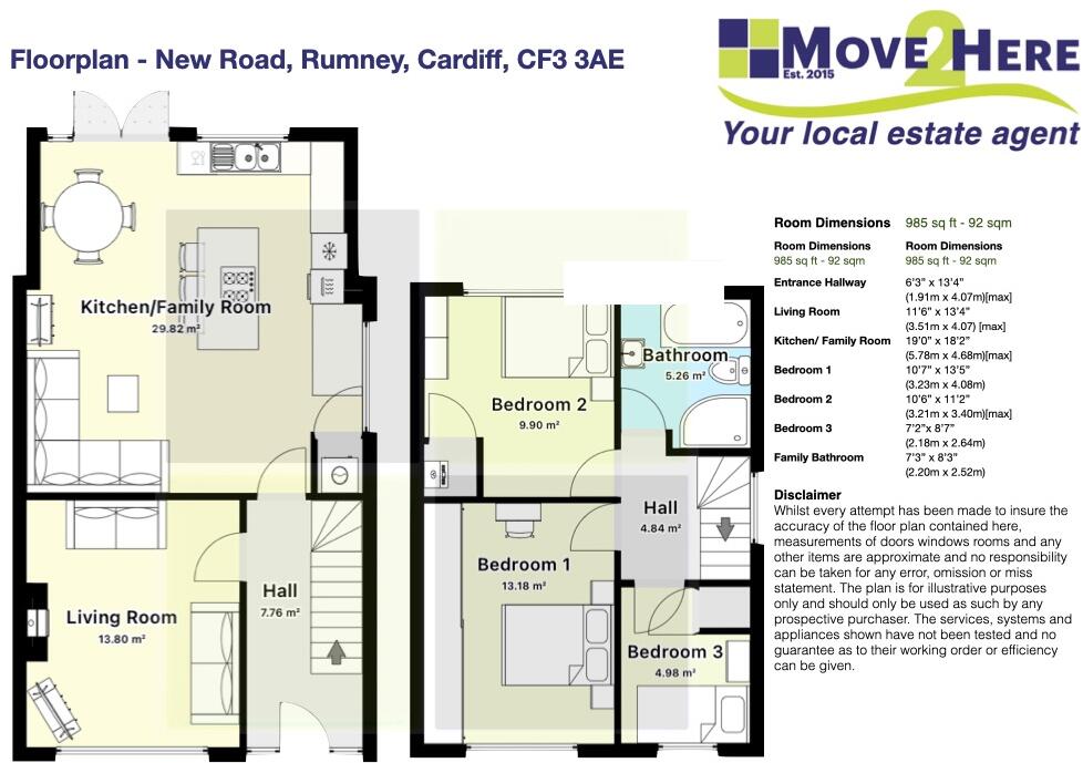 New Road, Rumney, Rumney, Cardiff floorplan