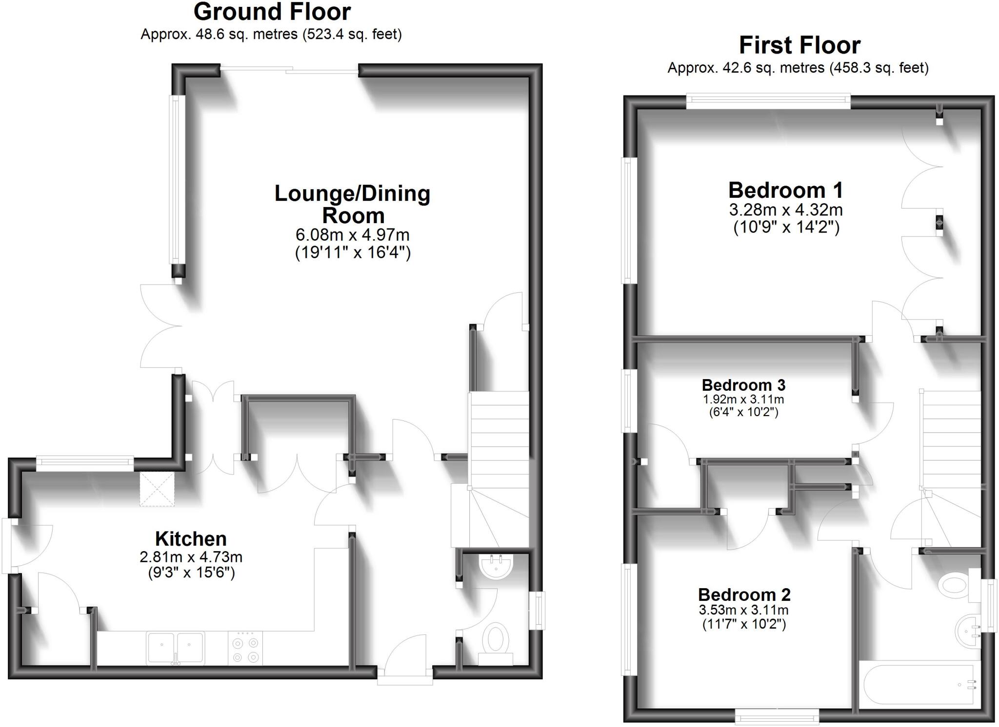 Vicarage Lane, Horley, RH6 floorplan