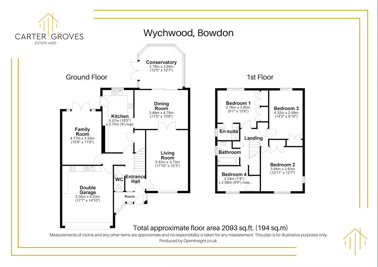 Wychwood, Bowdon, Altrincham, Greater Manchester, WA14 floorplan