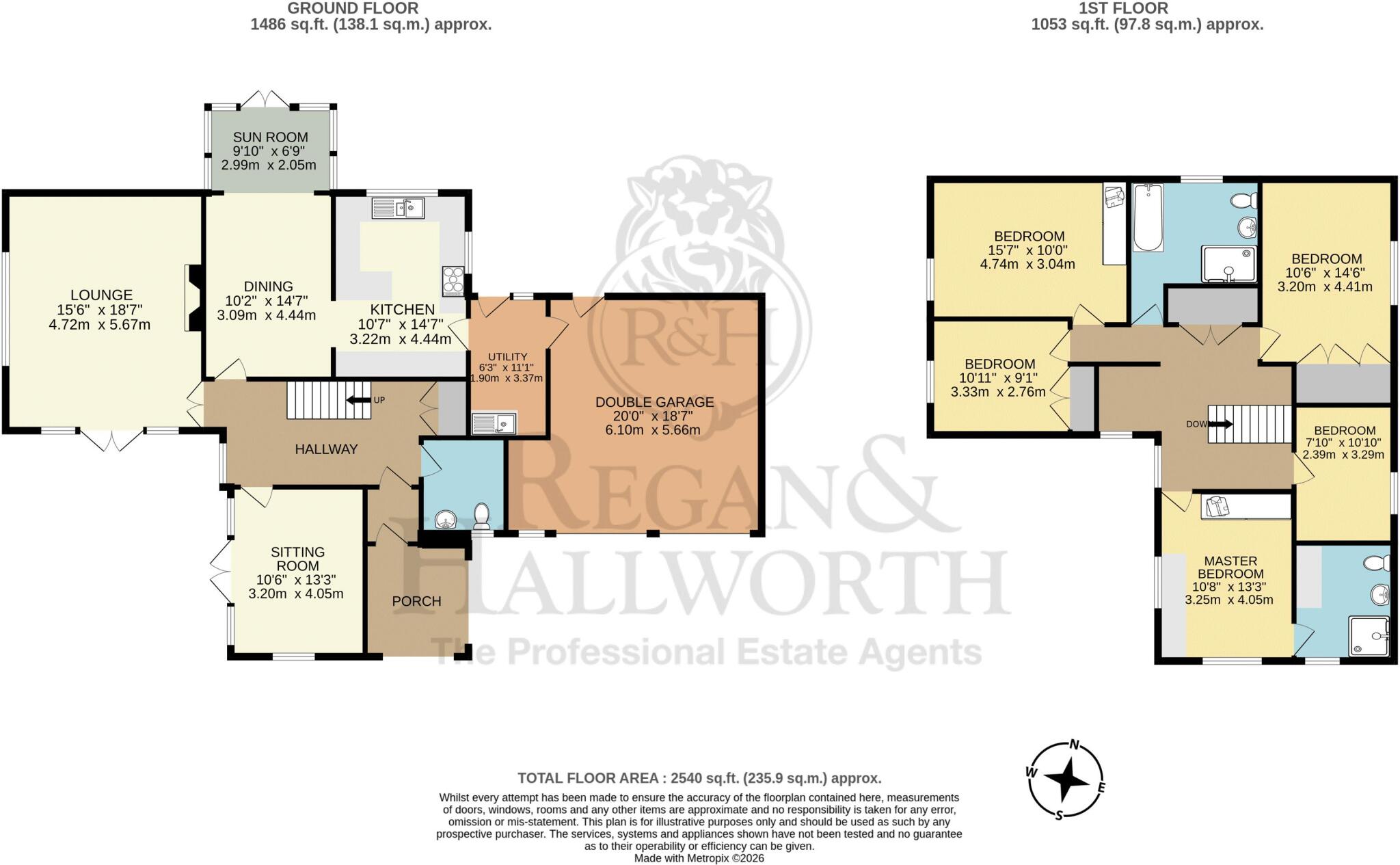 Tan House Close, Parbold, WN8 7HH floorplan
