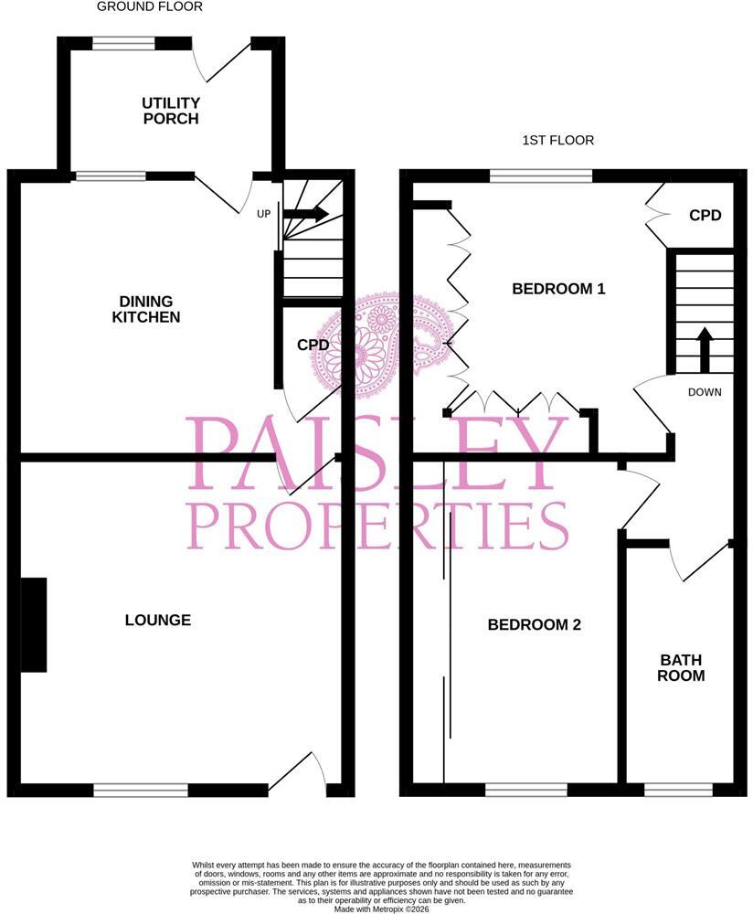 School Street, Staincross, Barnsley floorplan