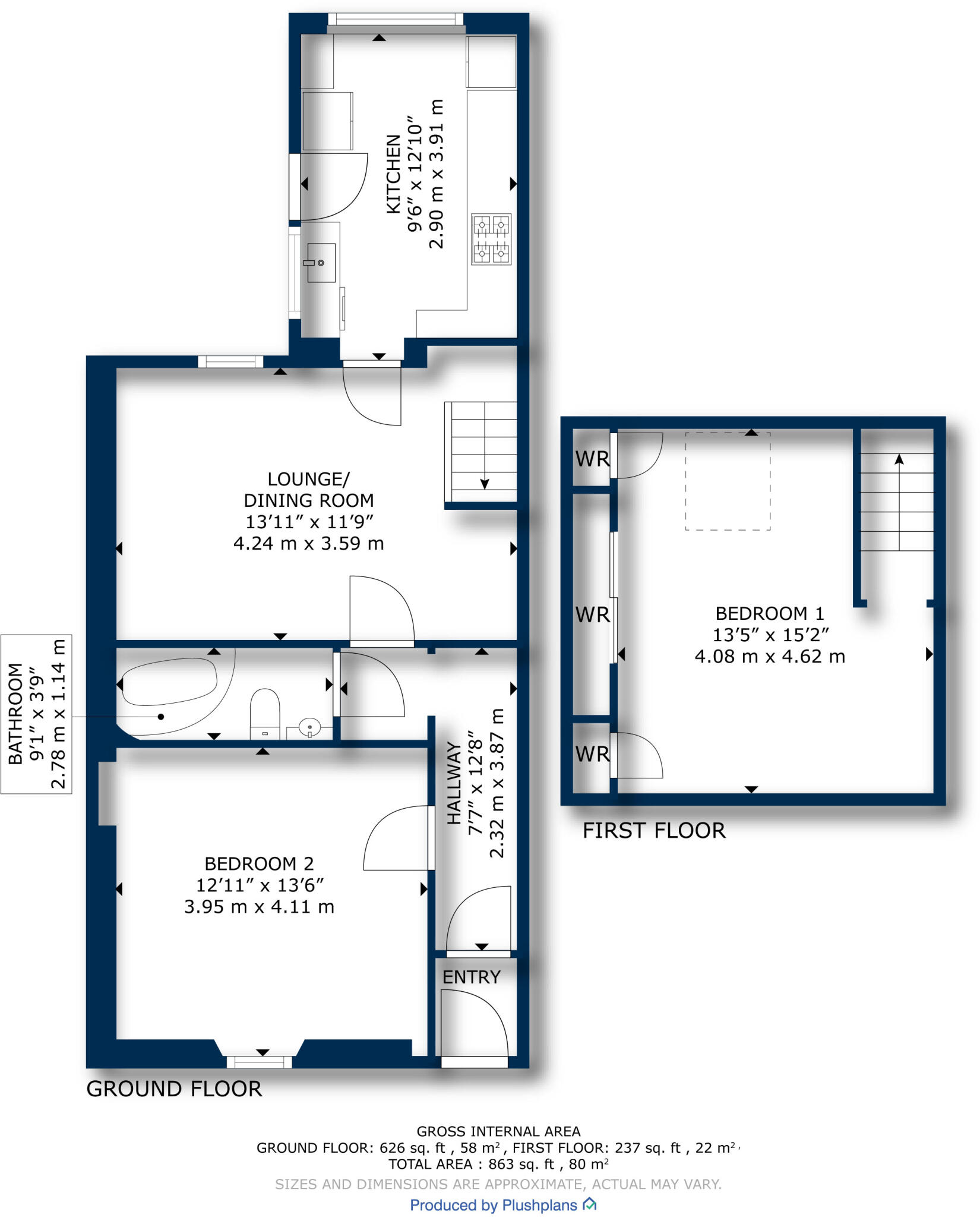 Briarhill Road, Prestwick, South Ayrshire, KA9 floorplan