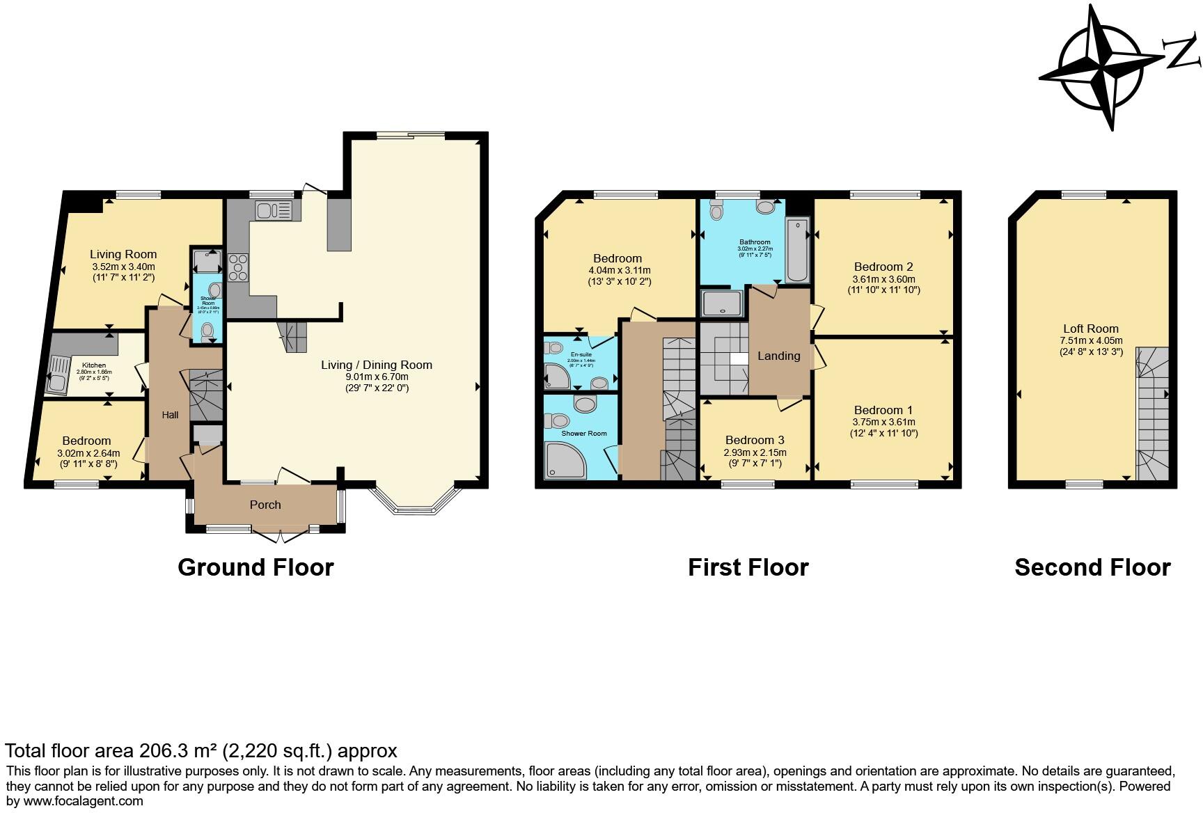 The Crescent, Ilford, IG2 floorplan
