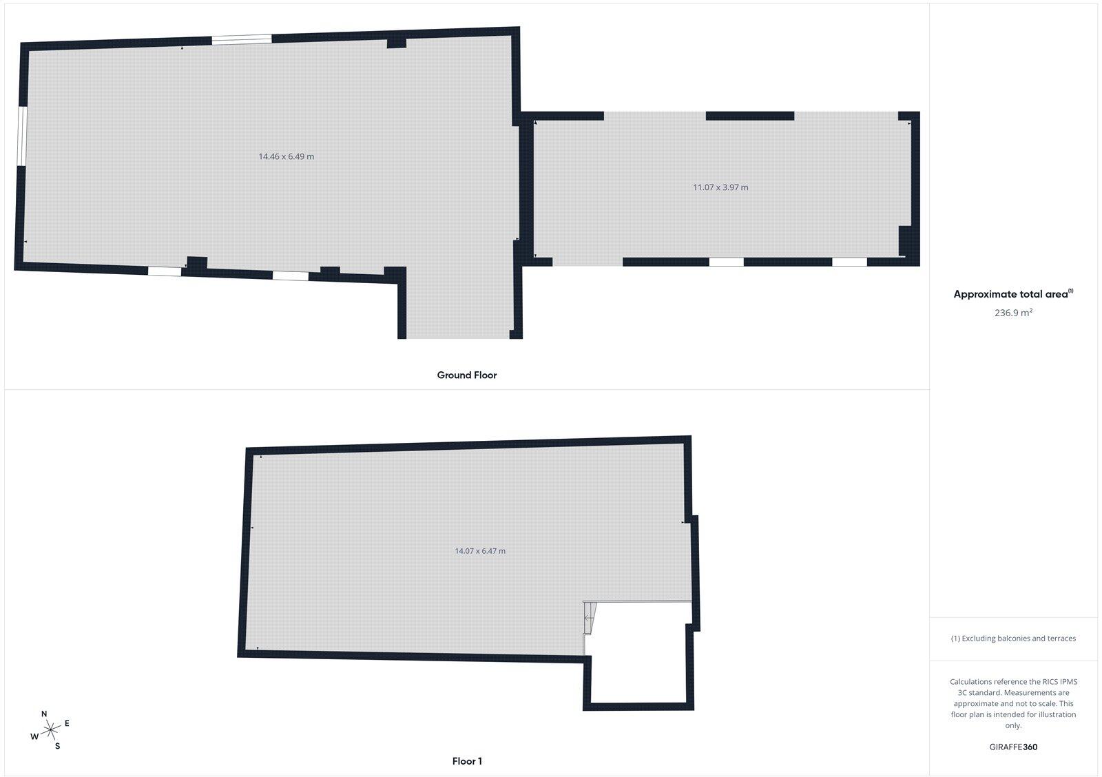 Threshing and Riverside Barns, Bristol, BS31 floorplan