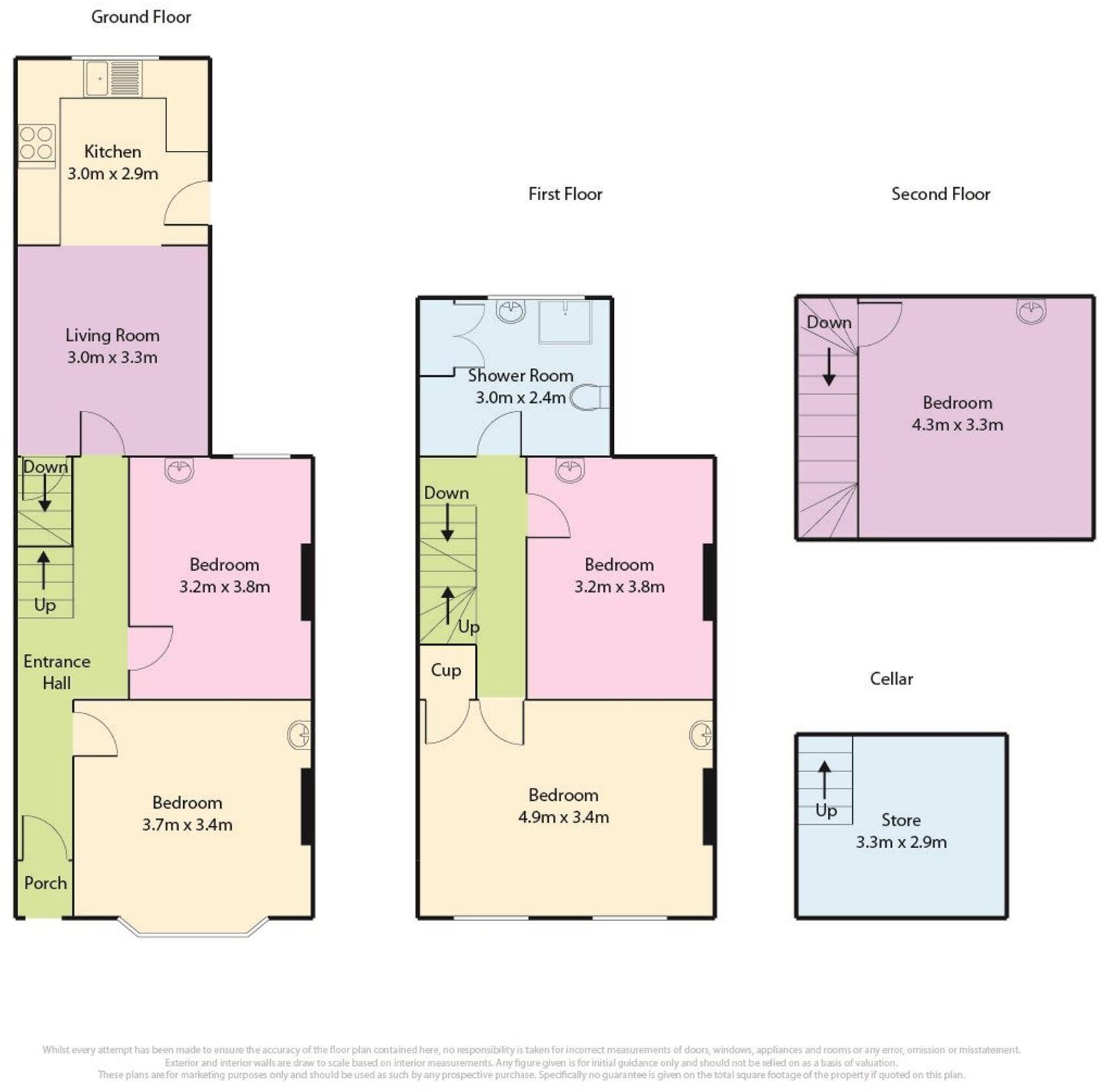 Teversal Avenue, Nottingham, NG7 floorplan