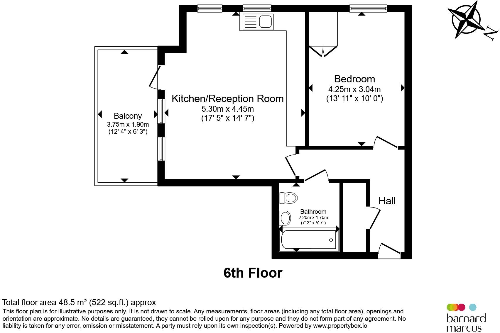 Cairo New Road, Croydon floorplan