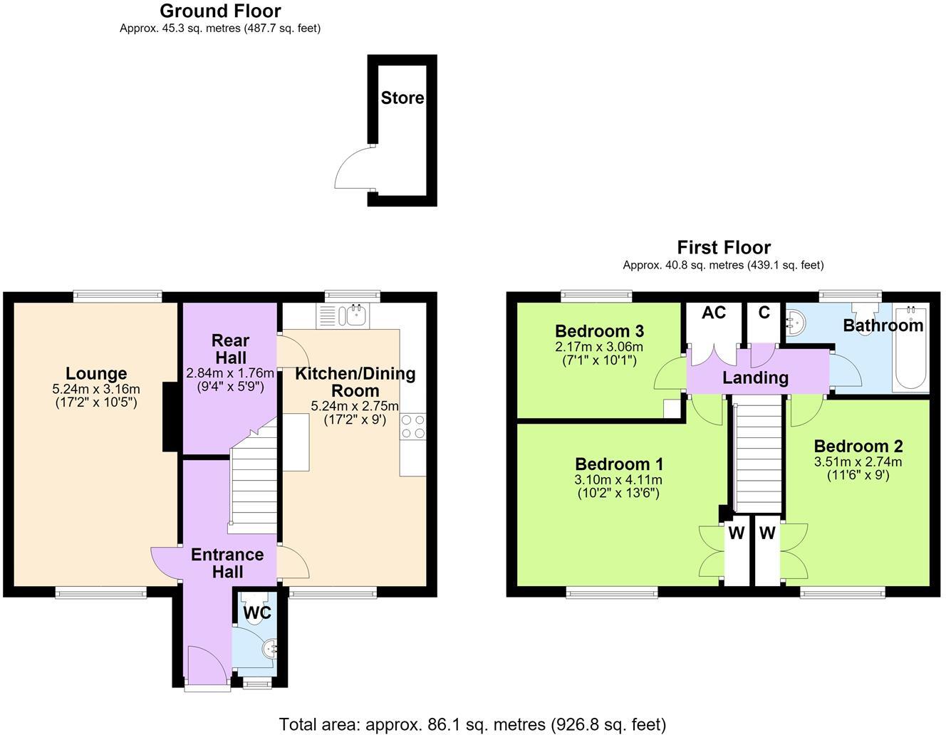 Bedford Close, Catterick Garrison floorplan