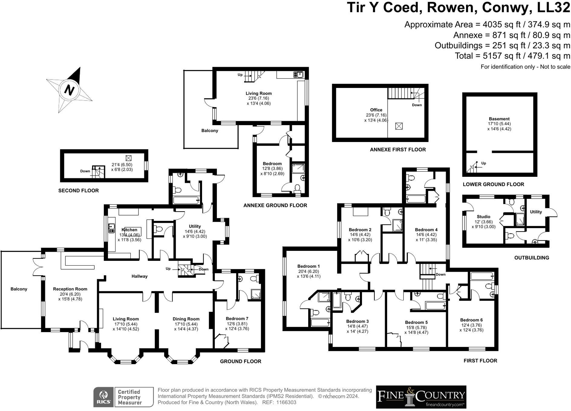 Rowen, Conwy, LL32 floorplan