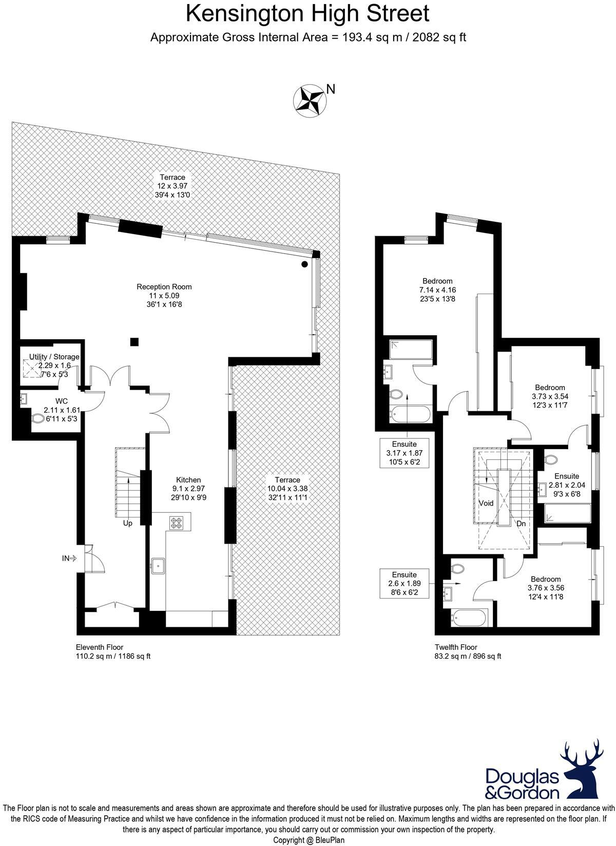 375, Kensington High Street, W14 floorplan