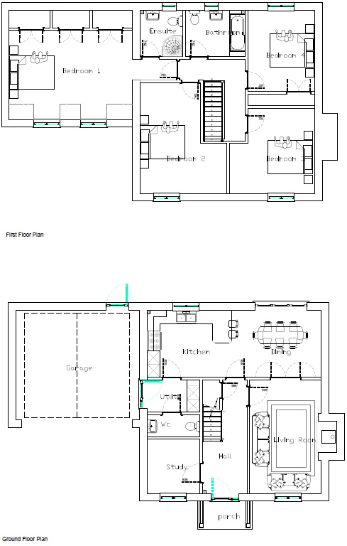 Plot 4, Tregynon, Newtown floorplan