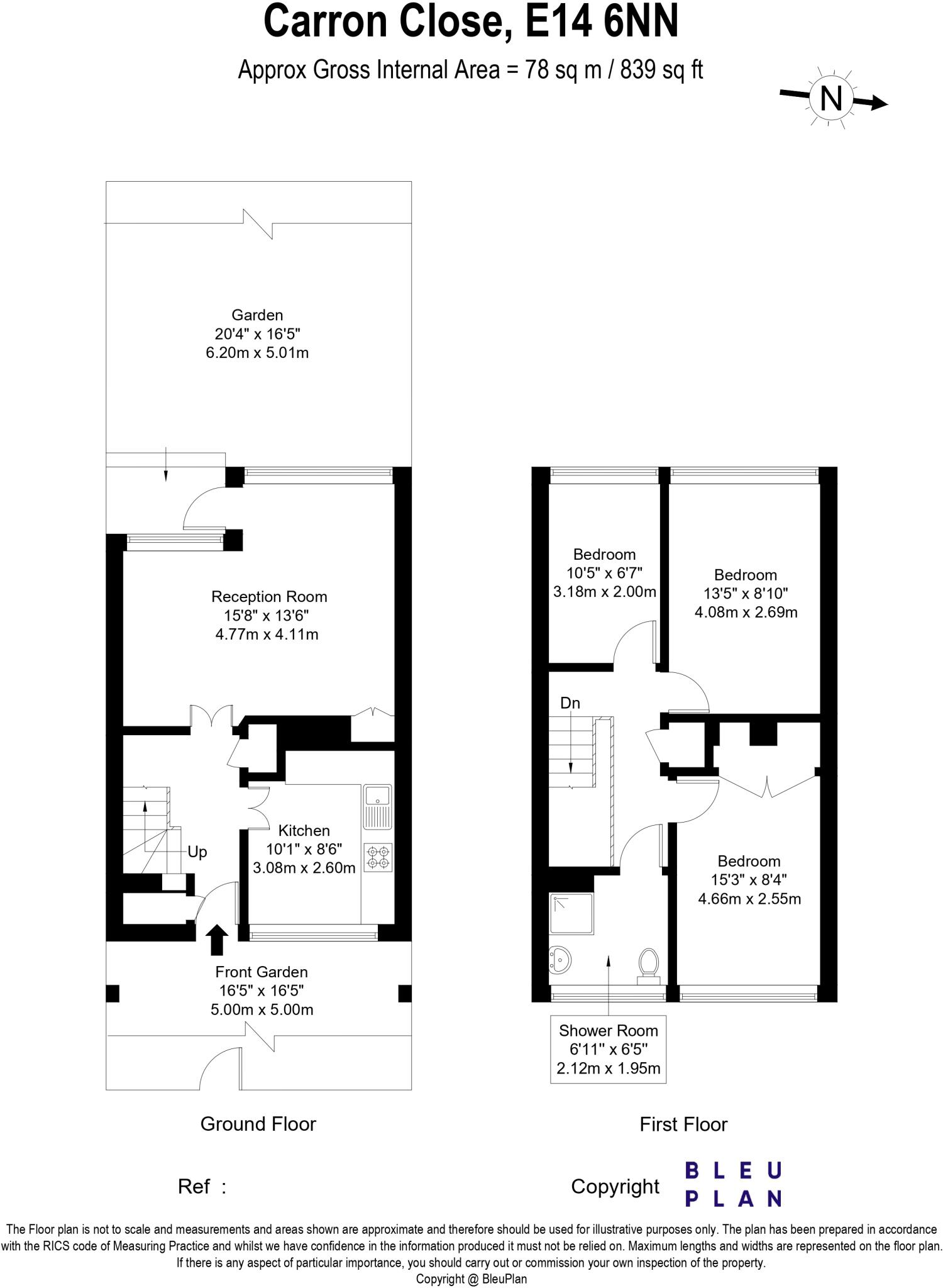 Carron Close, Tower Hamlets, London floorplan