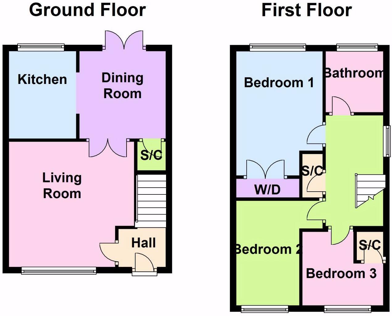 Timson Close, Market Harborough, Leicestershire, LE16 7UU floorplan
