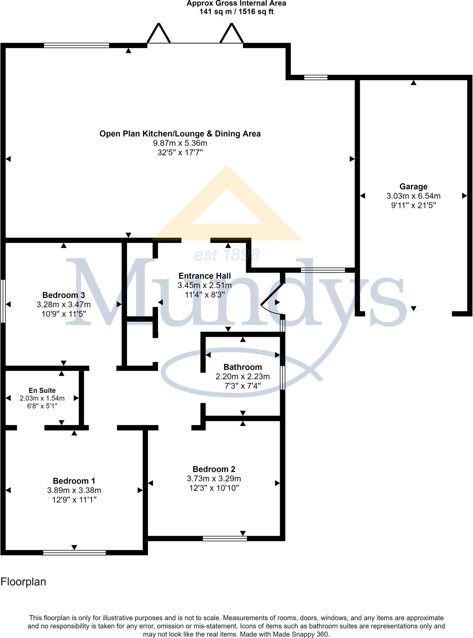 Shooters Close, Caistor floorplan