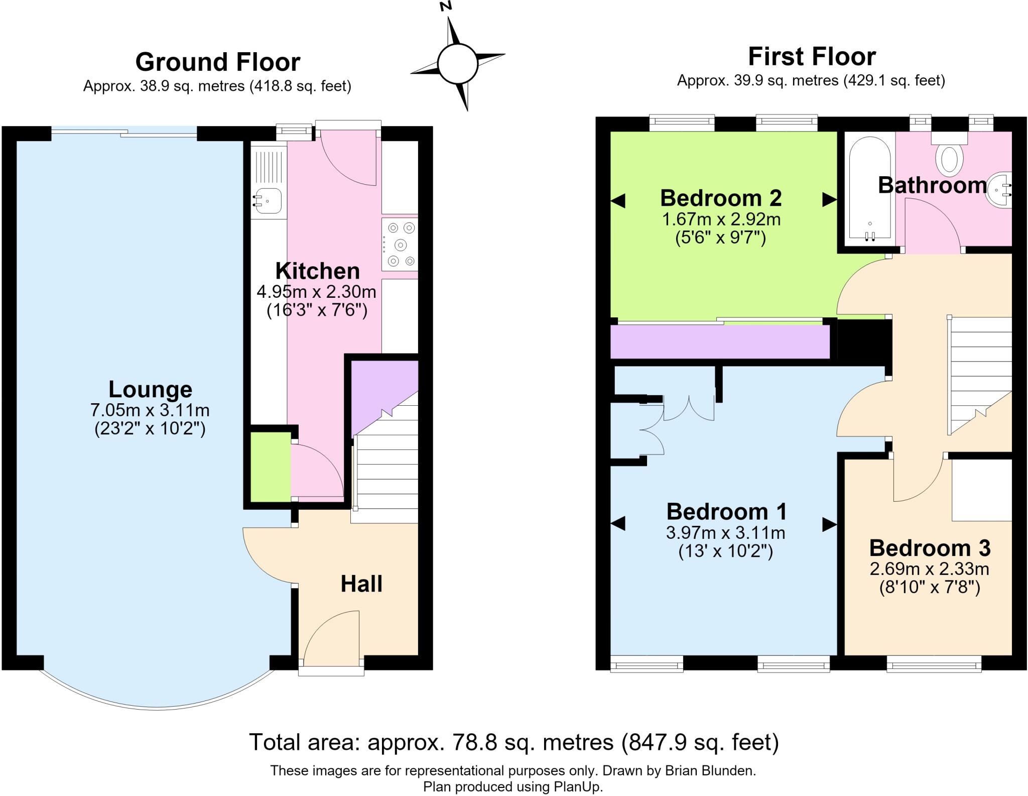 Thelton Avenue, Broadbridge Heath floorplan