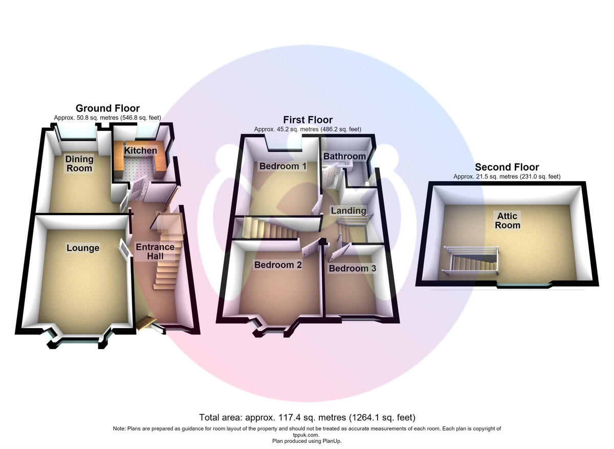 St. James' Drive, Bangor, Gwynedd, LL57 floorplan