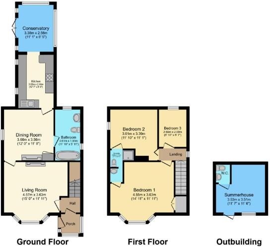 Pipwell Gate, Saracens Head floorplan