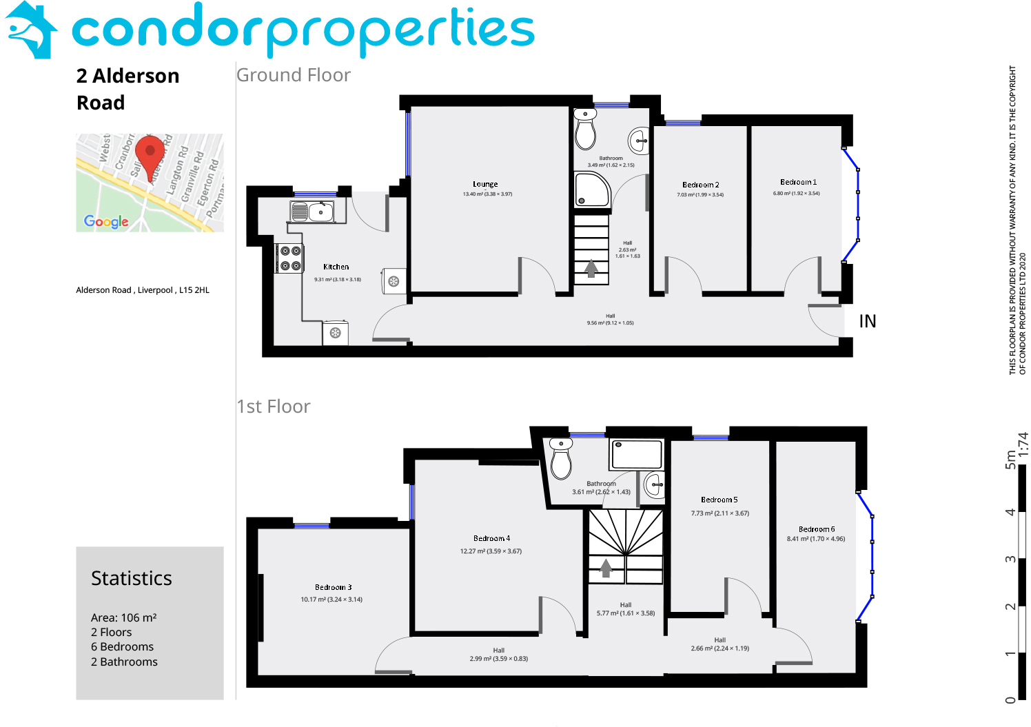 Alderson Road, Liverpool floorplan