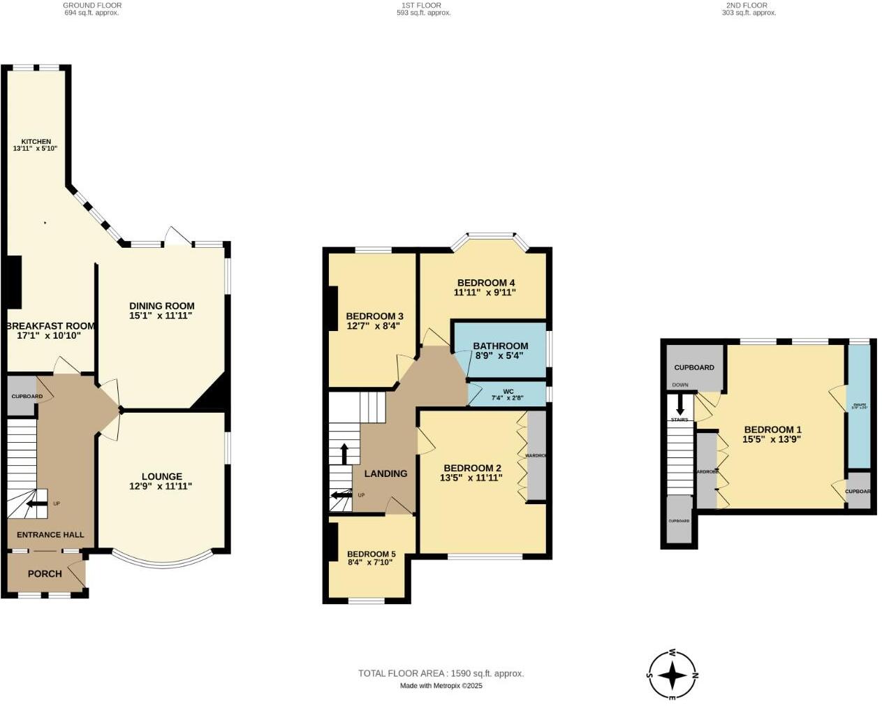 Nelson Drive, Leigh-On-Sea floorplan