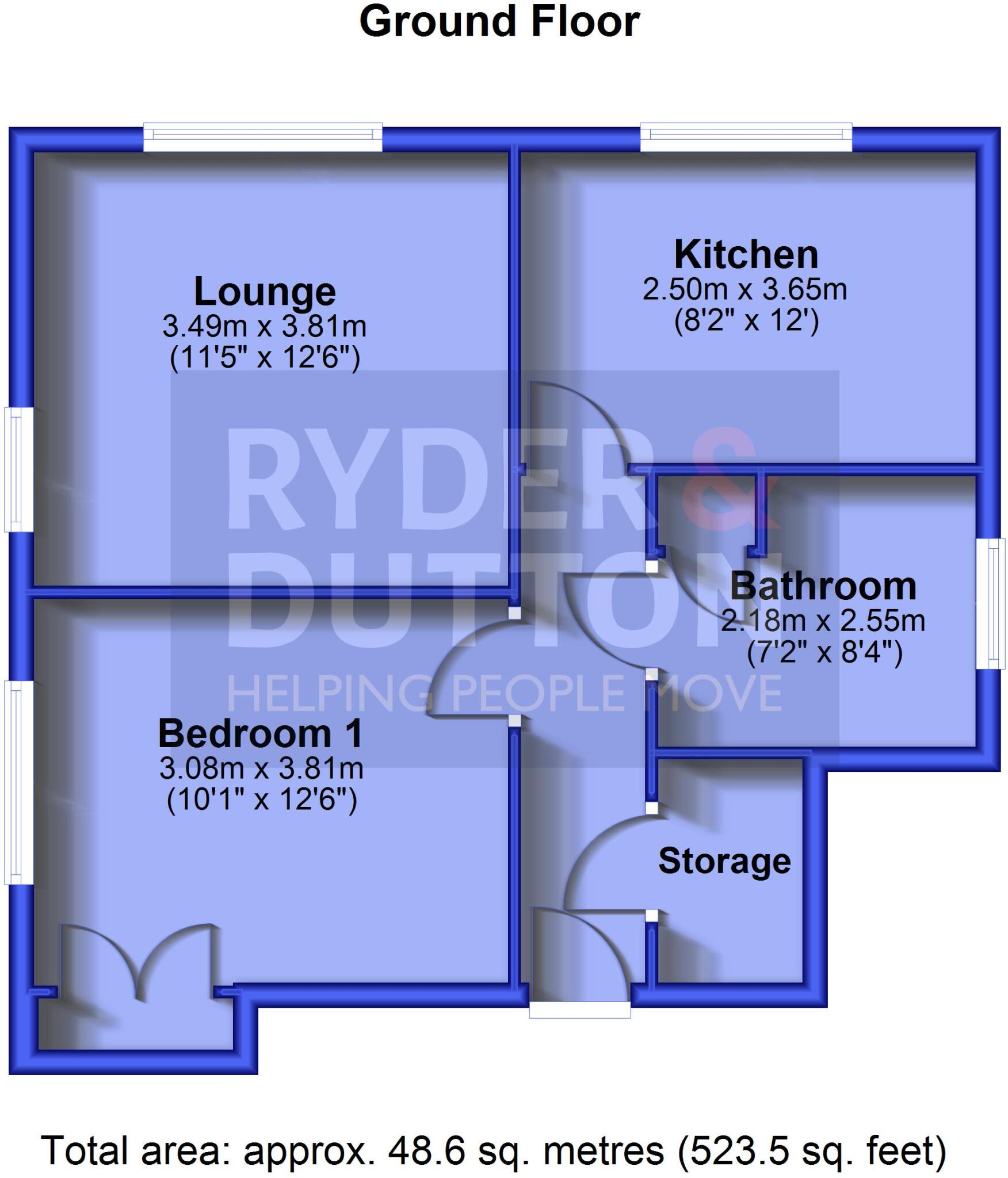 Henshaw Street, Oldham, Greater Manchester, OL1 floorplan