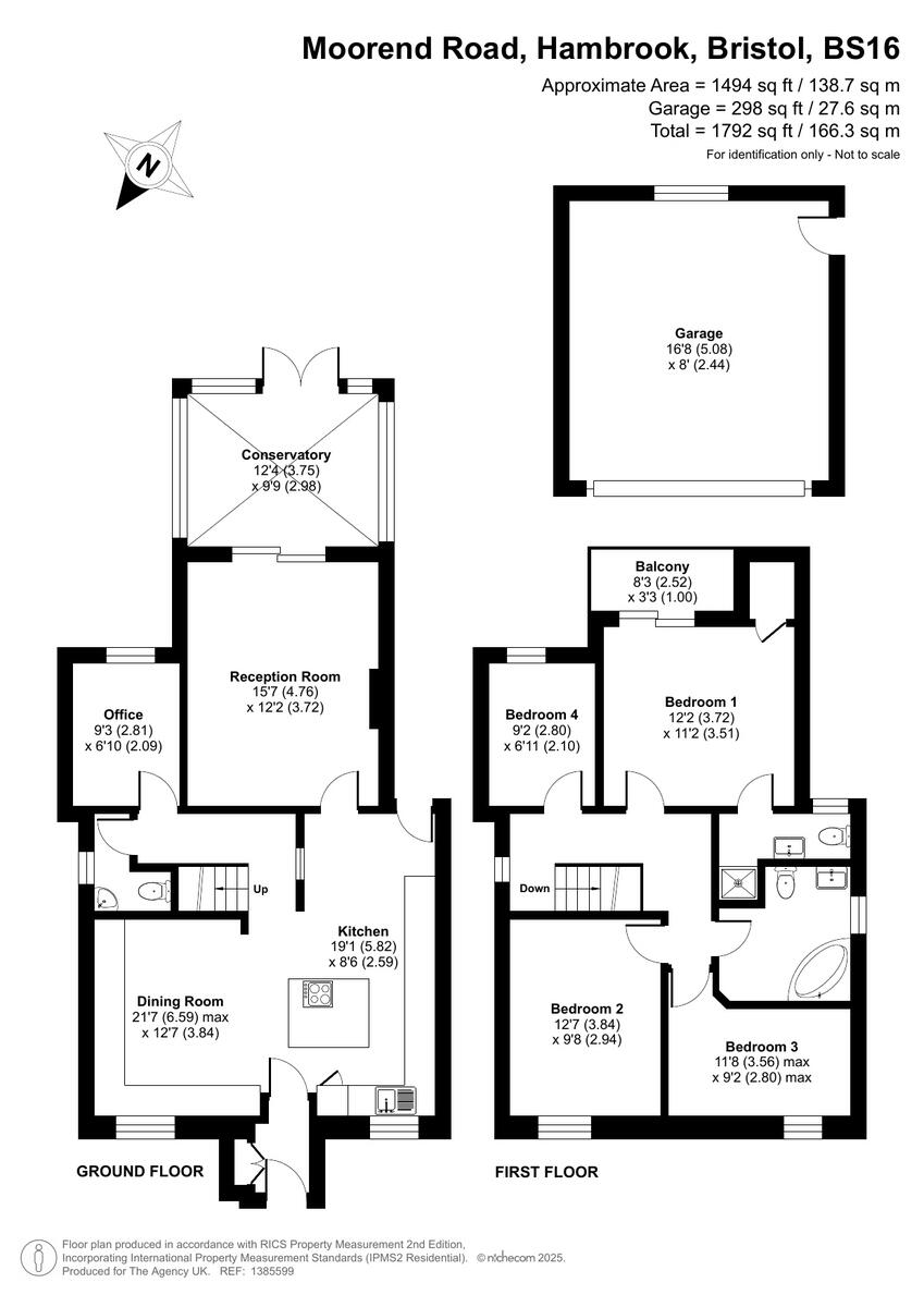 Moorend Road, Bristol, BS16 floorplan