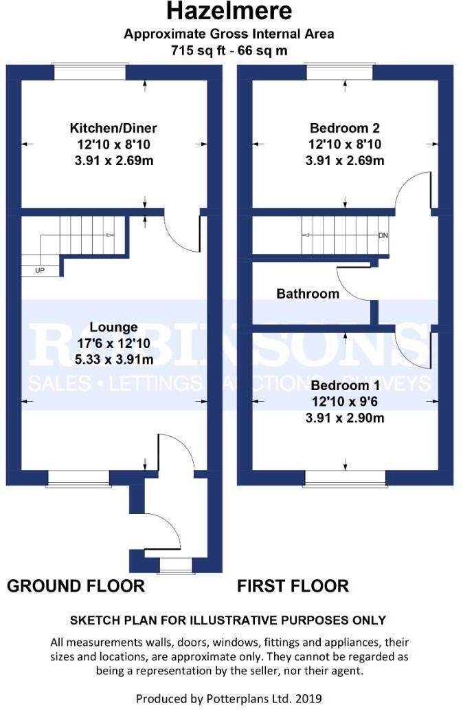 Hazelmere, Spennymoor floorplan