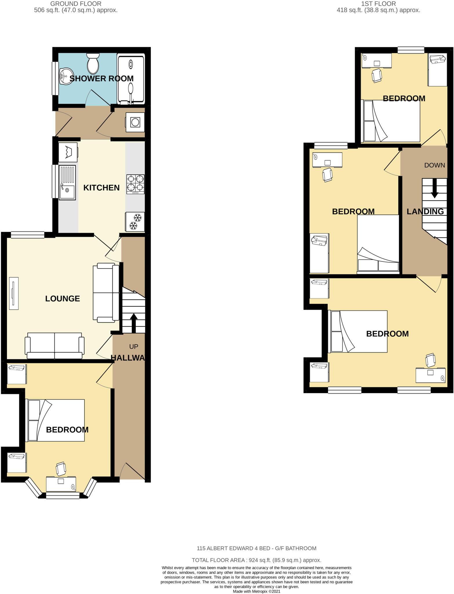 Albert Edward Road, Liverpool floorplan
