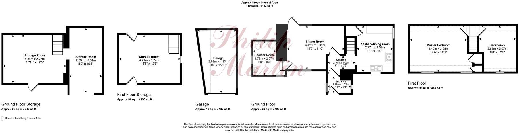 Carbis, Nr. Roche floorplan
