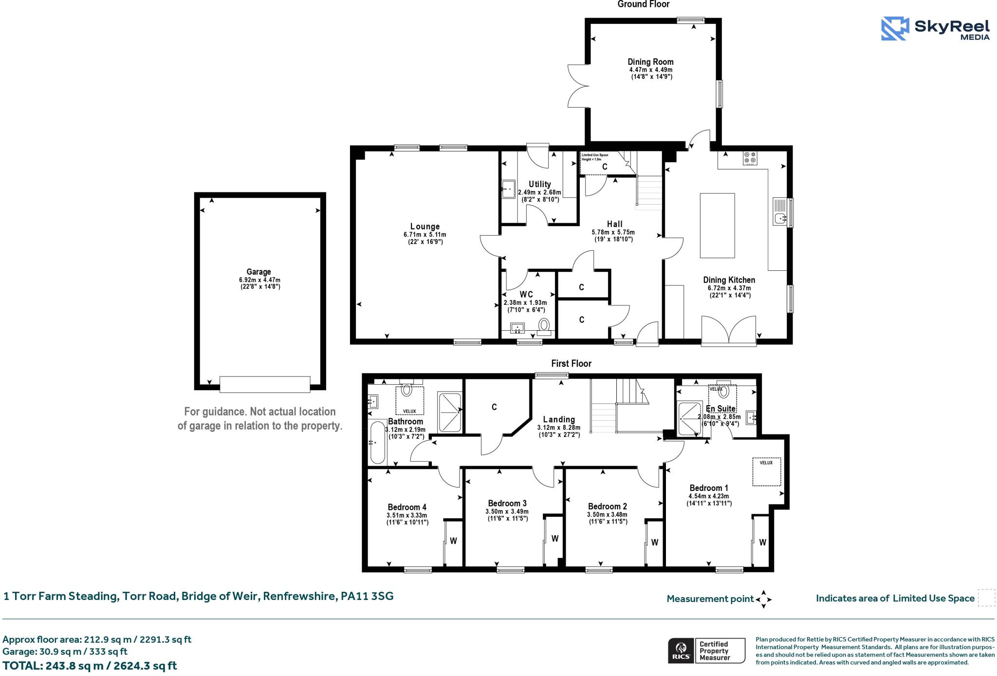 Torr Farm Steading Plot 1, Torr Road, Bridge Of Weir, Renfrewshire floorplan