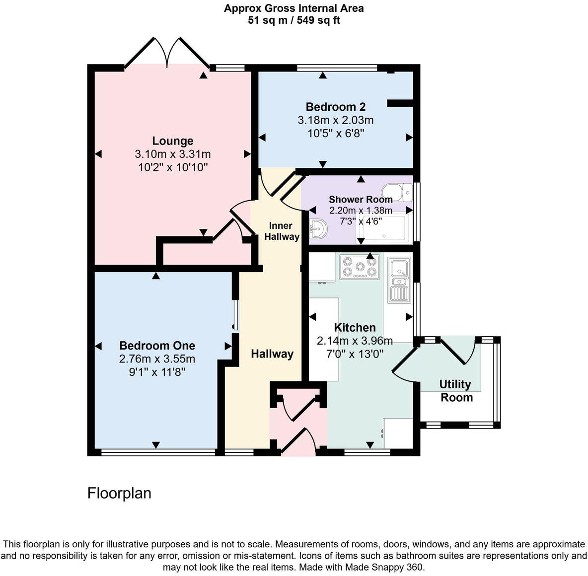 Penley Avenue, Prestatyn, Ll19 7RT, Denbighshire floorplan