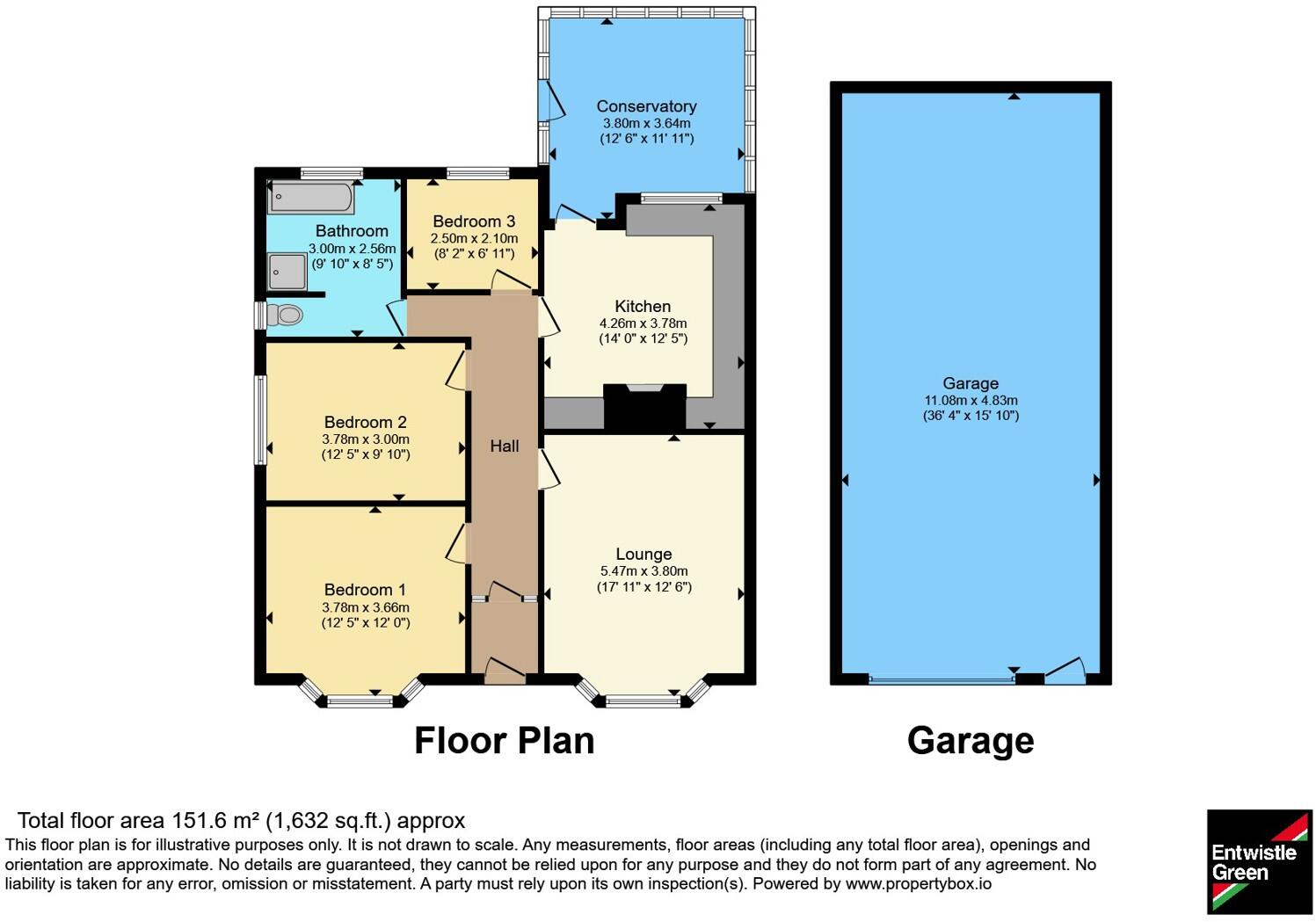 Park Road, Westhoughton, Bolton, Greater Manchester, BL5 floorplan