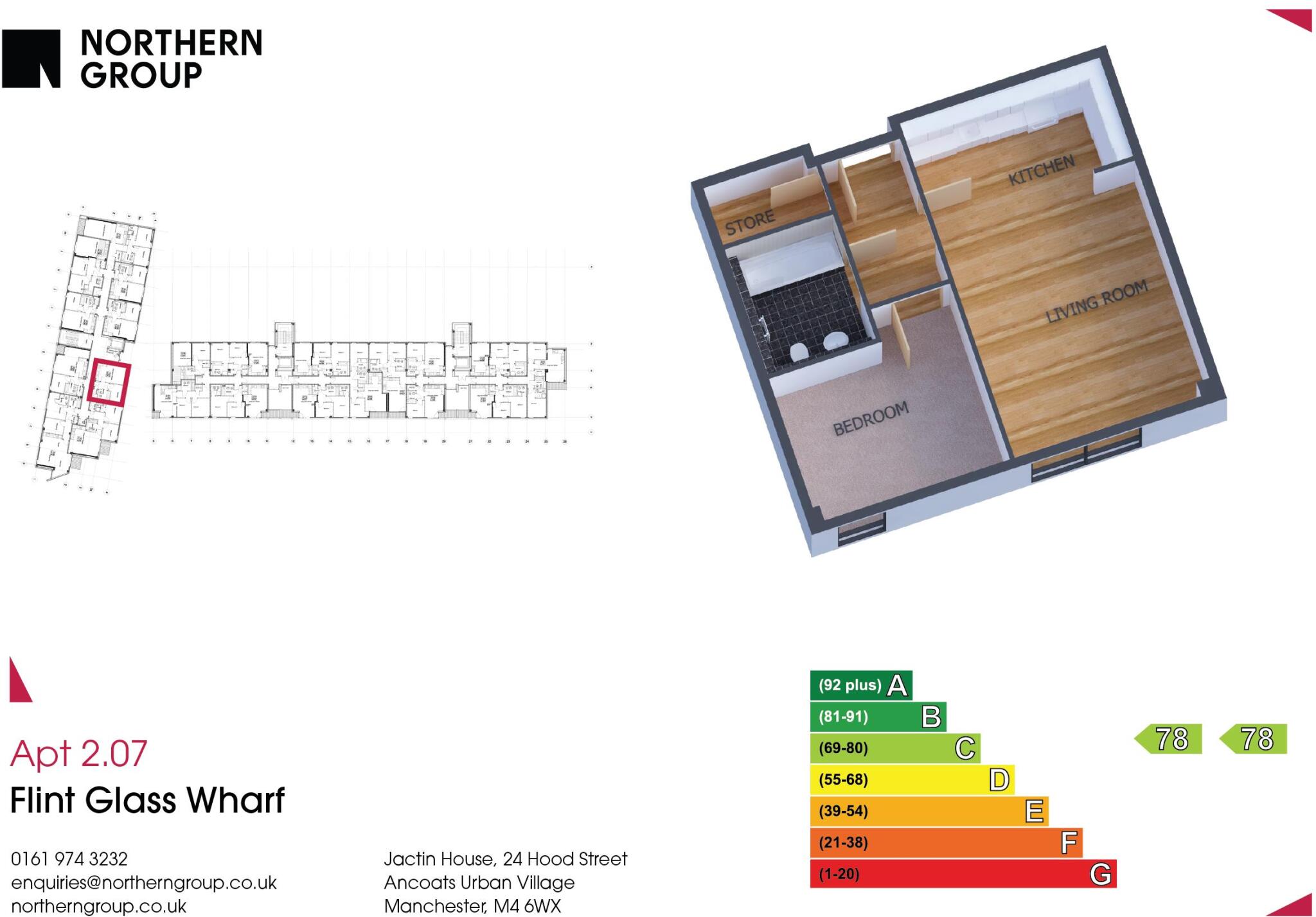 Apt 2.07 :: Flint Glass Wharf floorplan