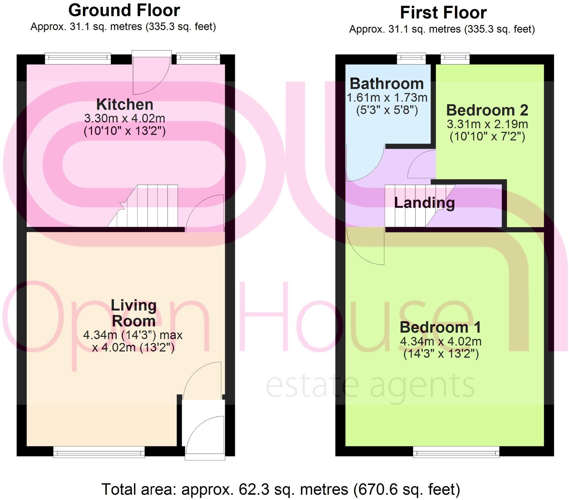Daisy Street, Bolton floorplan
