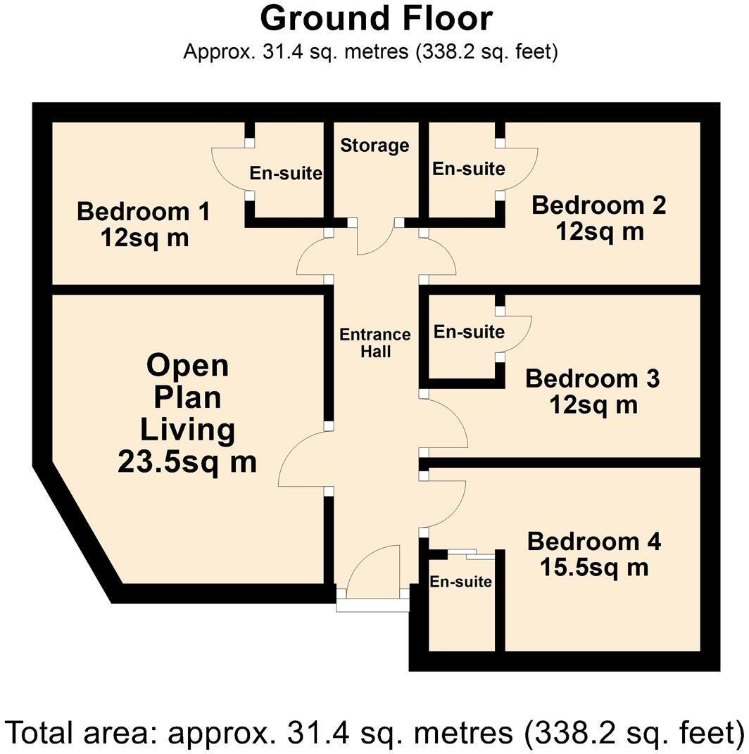 Thornton Court, Exeter floorplan