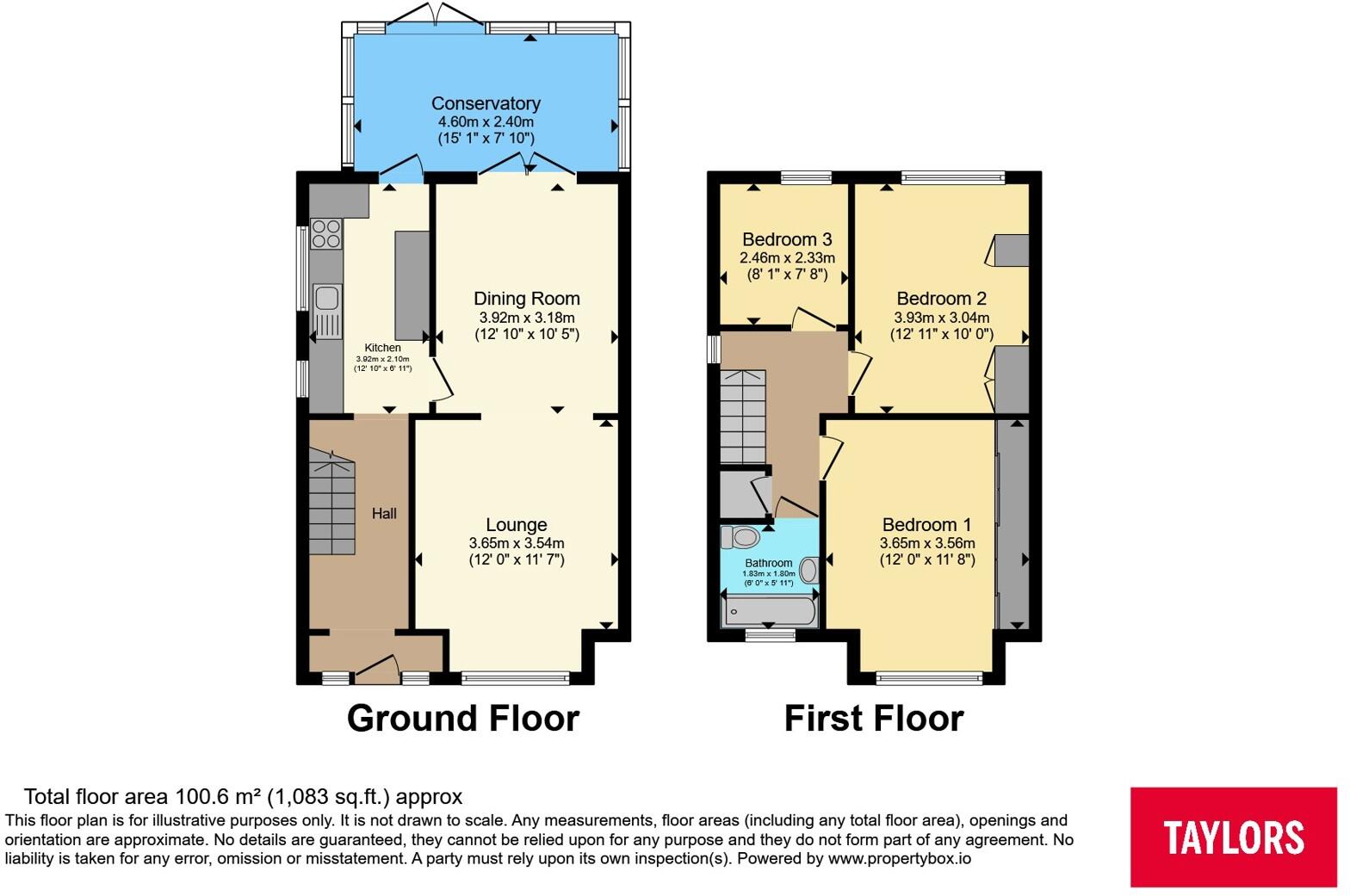 273, Redcatch Road, Somerset floorplan