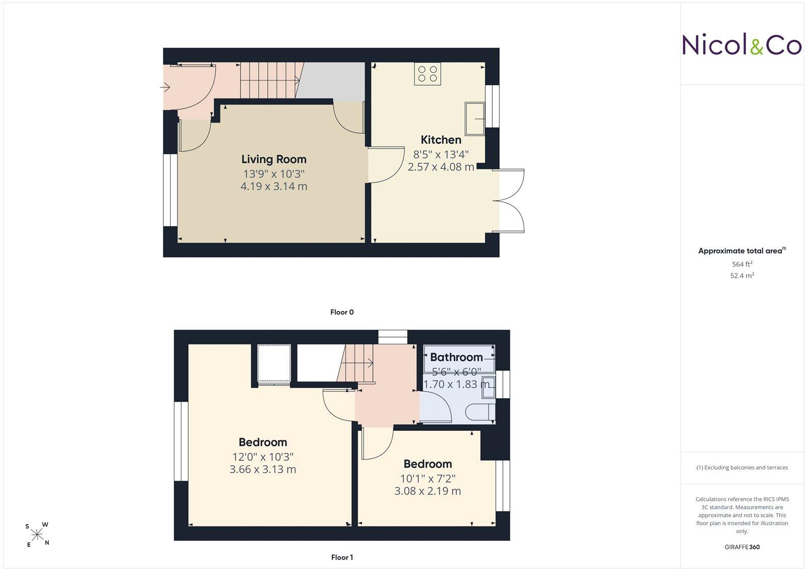 Homestead Avenue, Wall Meadow, Worcester, Worcestershire, WR4 floorplan