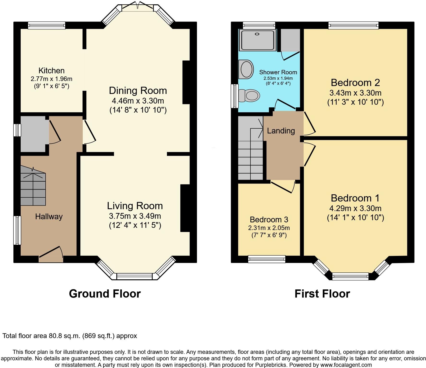 Woodthorpe Avenue, Derby, DE21 floorplan