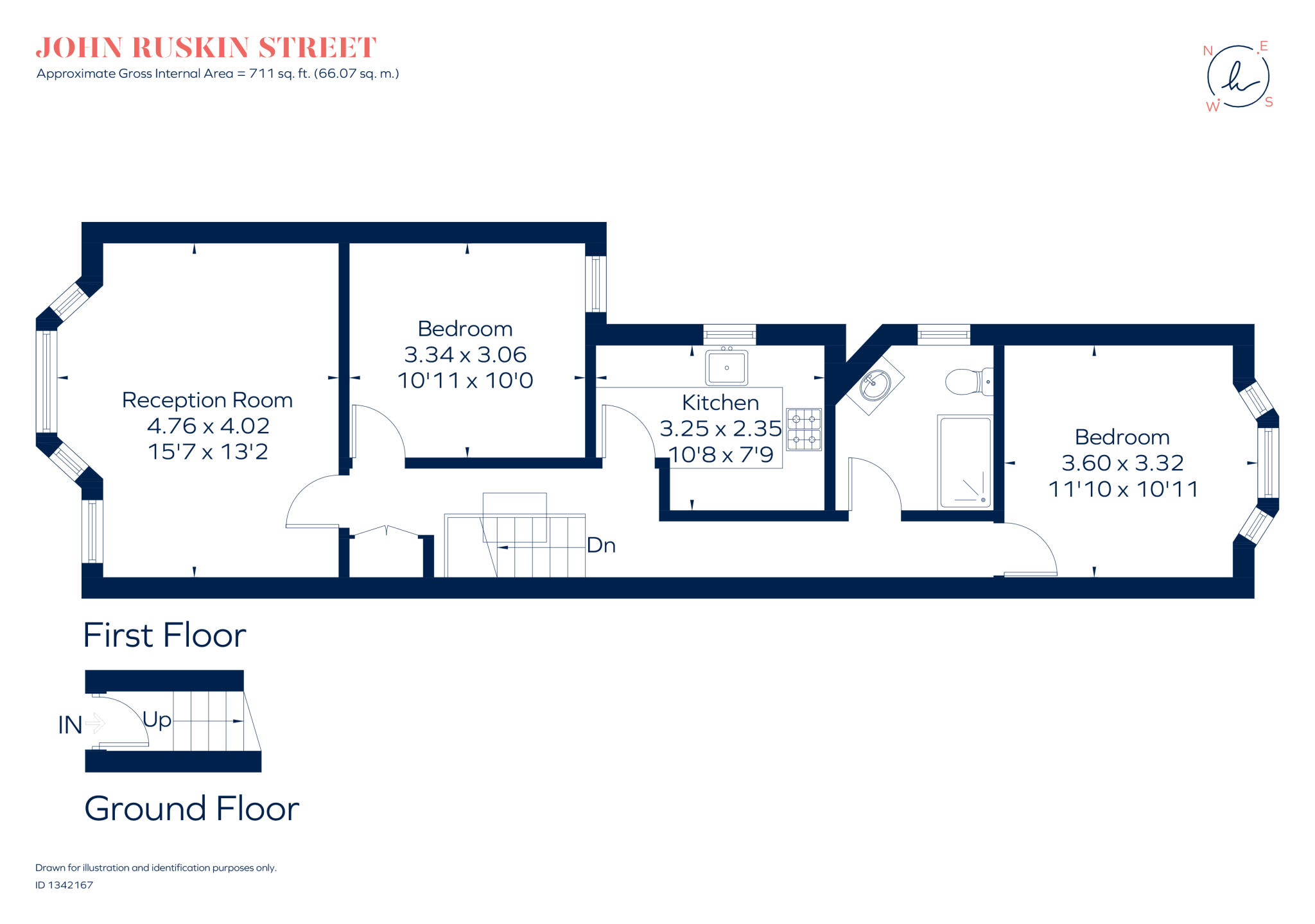 John Ruskin Street London SE5 floorplan