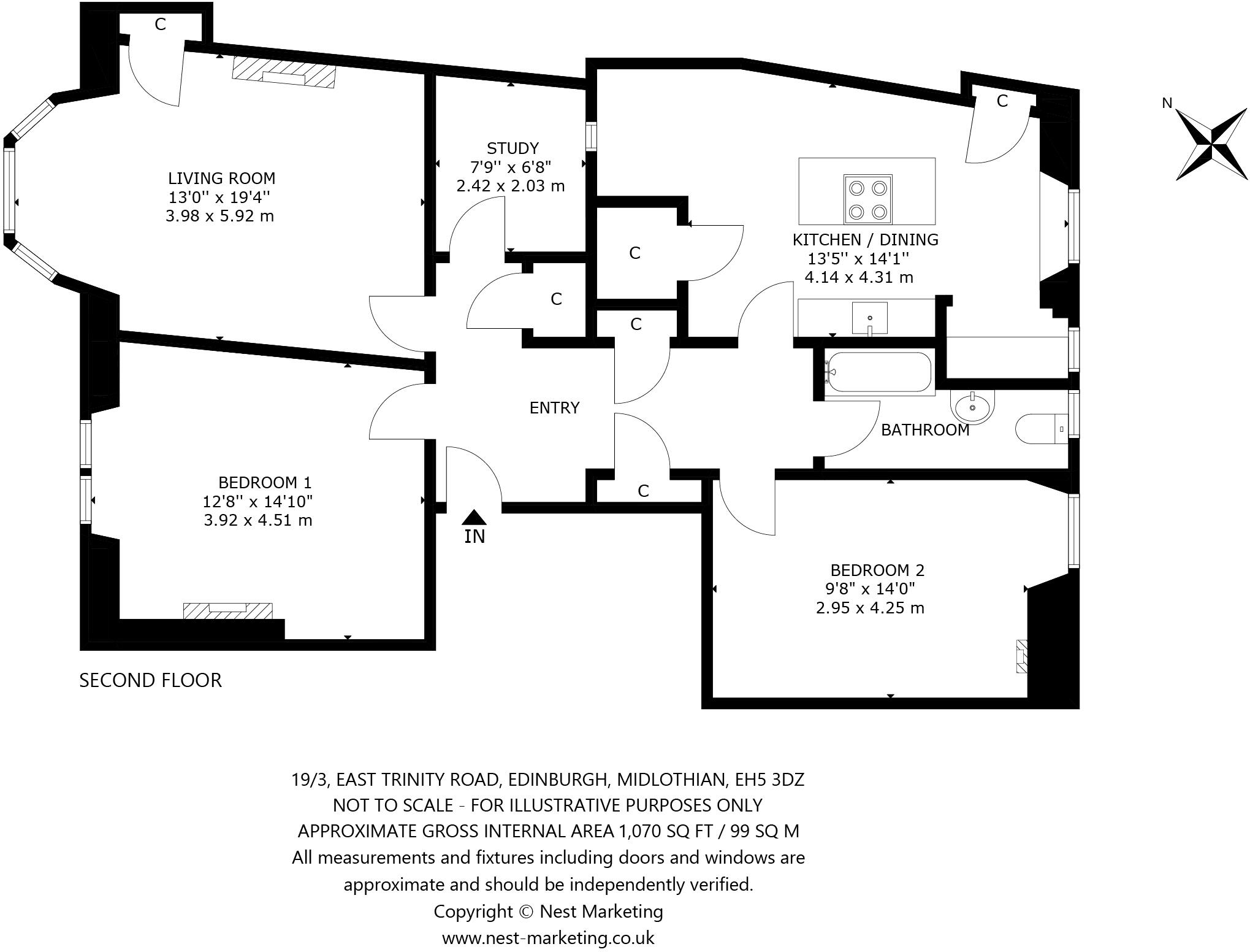 East Trinity Road, Edinburgh floorplan