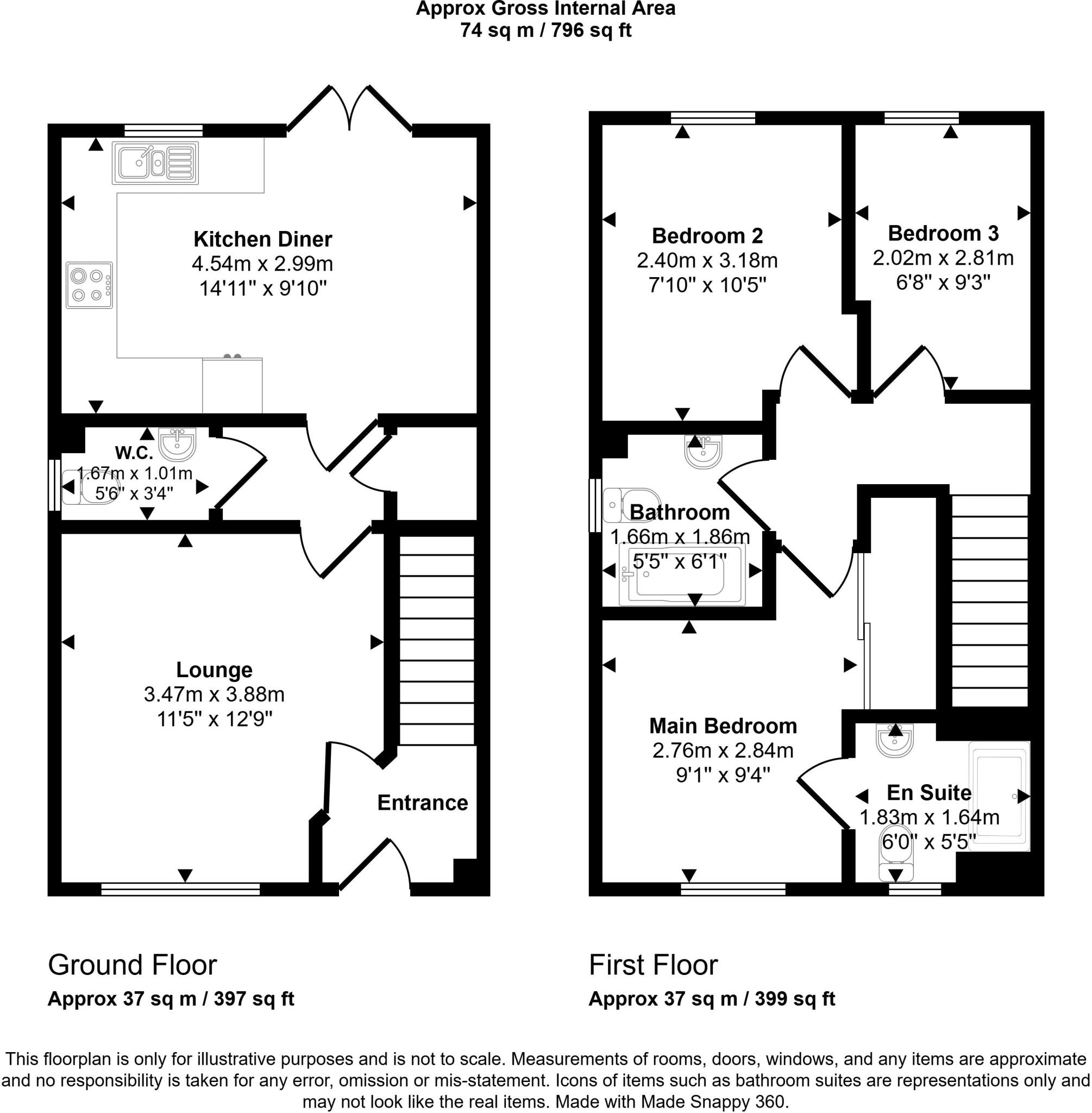 Juniper Close Paignton floorplan