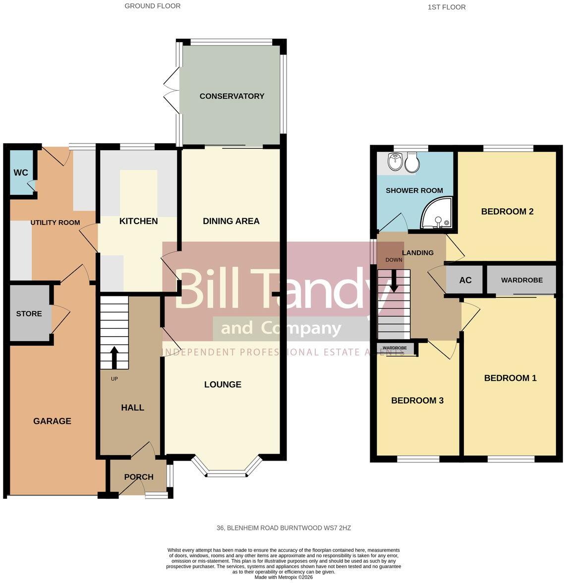 Blenheim Road, Burntwood, WS7 floorplan