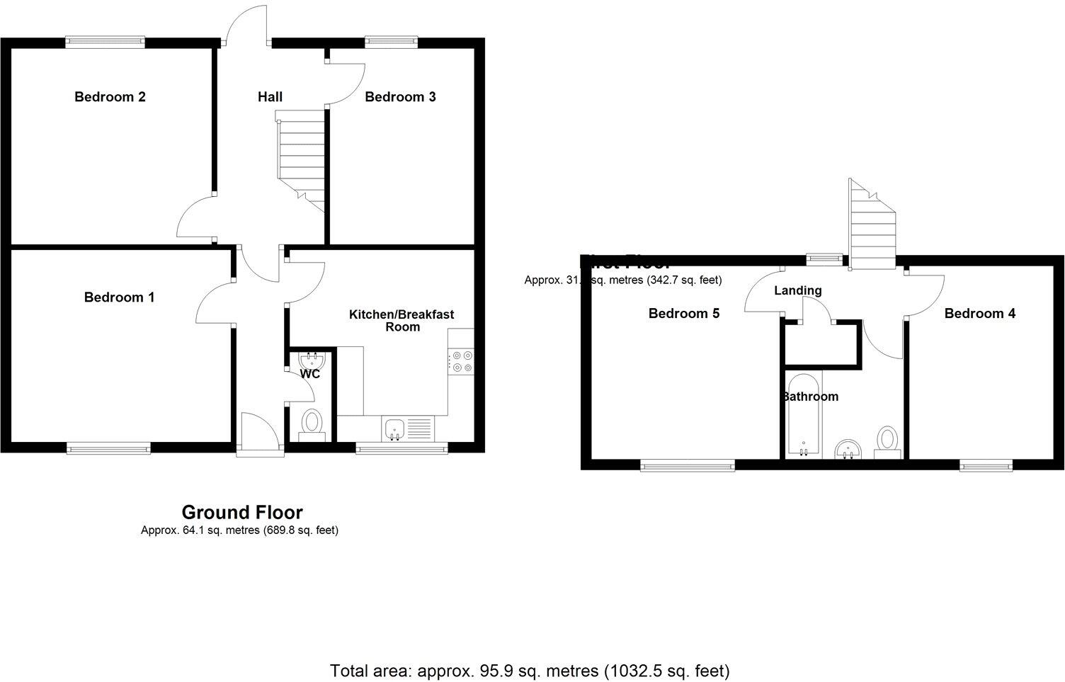 Buckby, Tinkers Bridge, Milton Keynes floorplan
