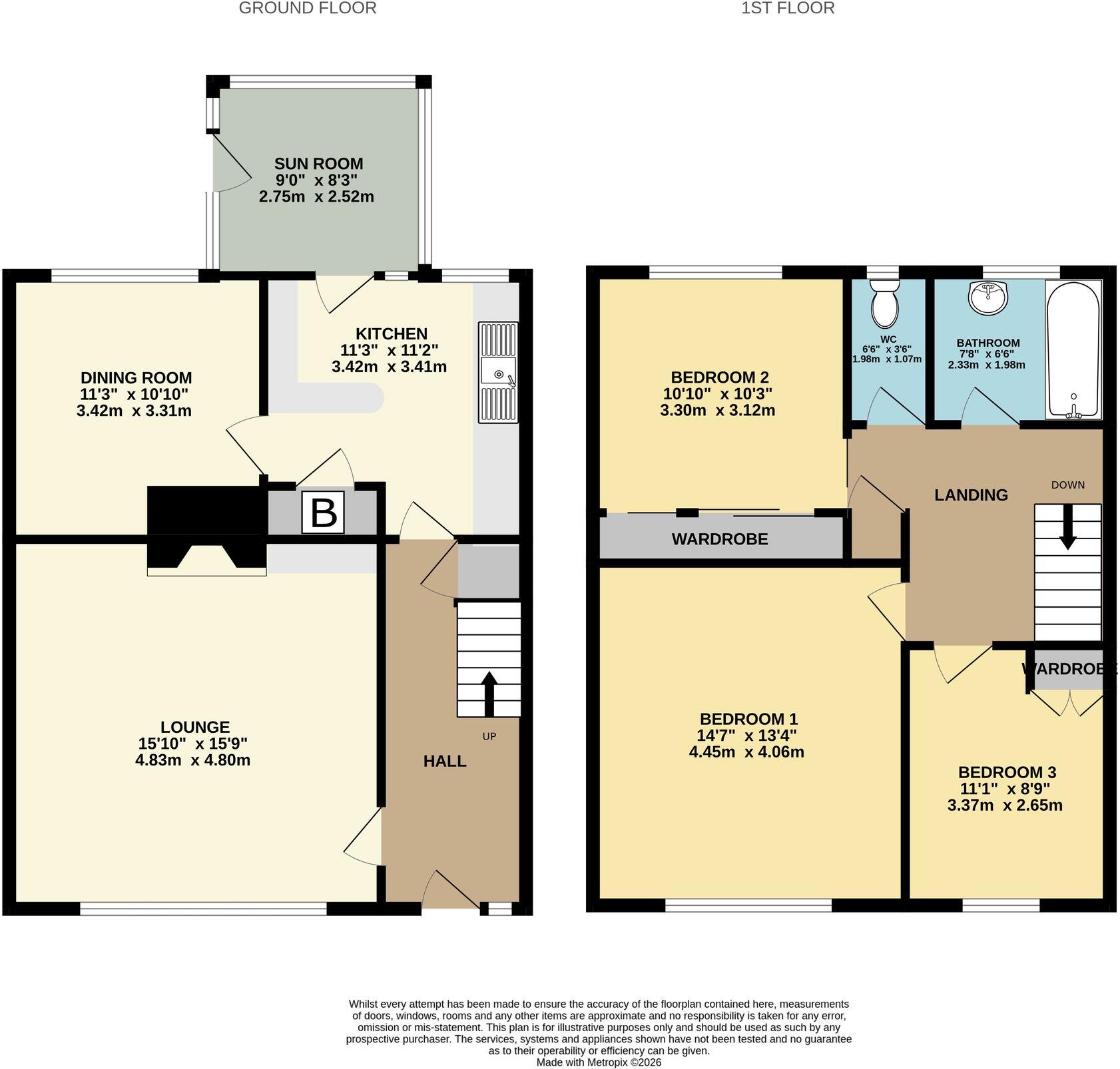 5, Park Close, St. Georges, TF2 floorplan