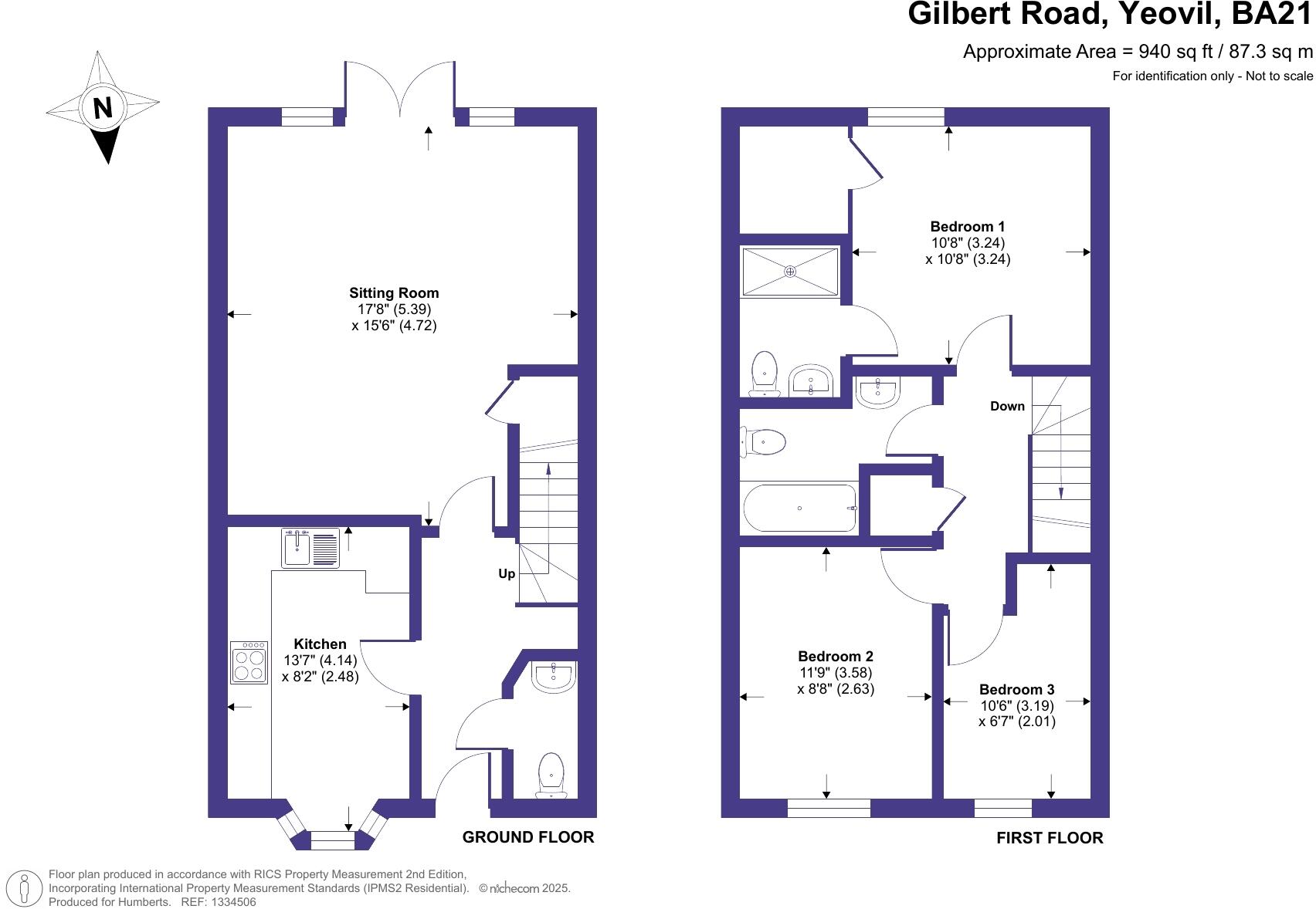 9, Gilbert Road, Yeovil, Somerset floorplan
