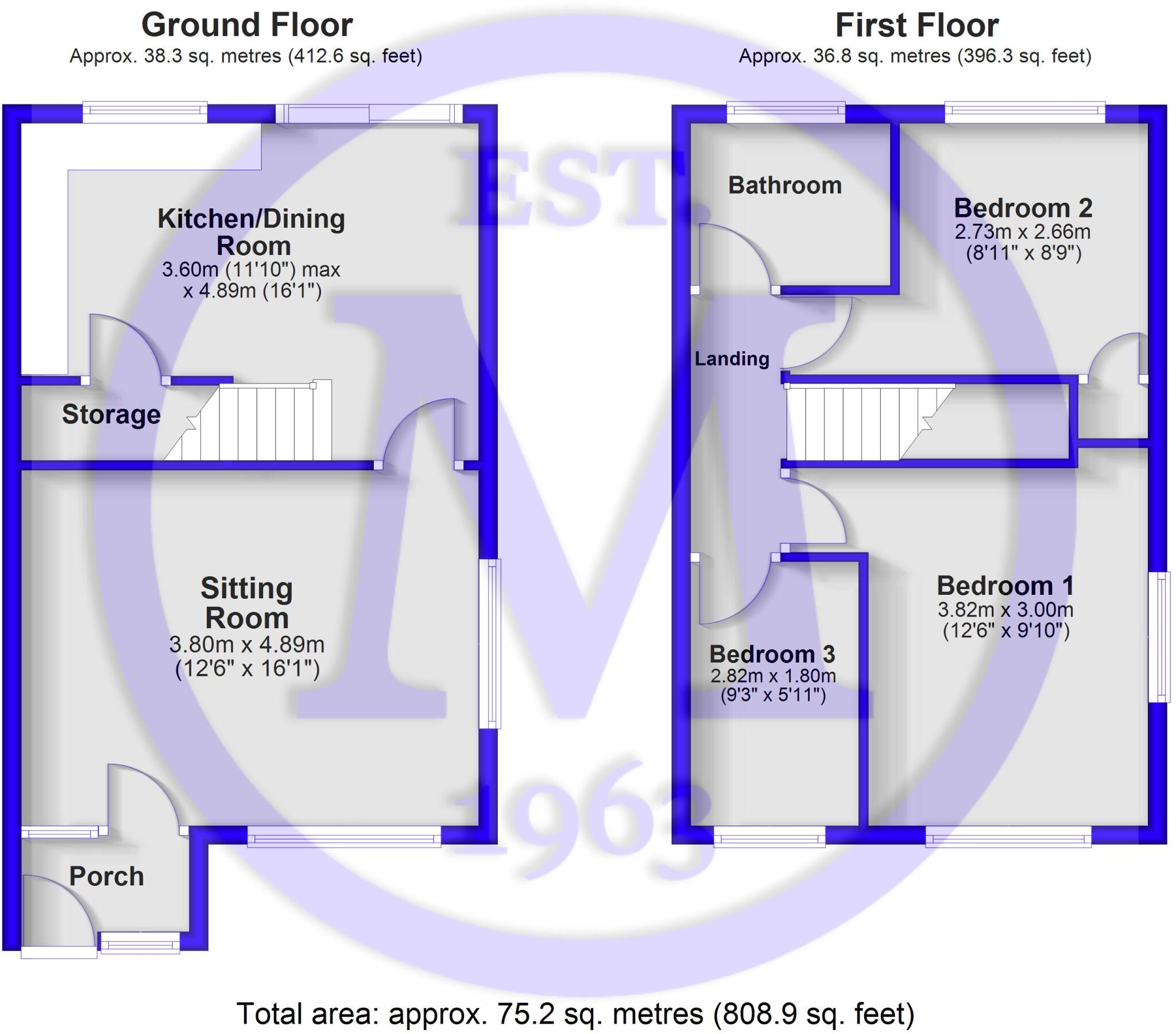 Moore Close, New Milton, Hampshire, BH25 floorplan