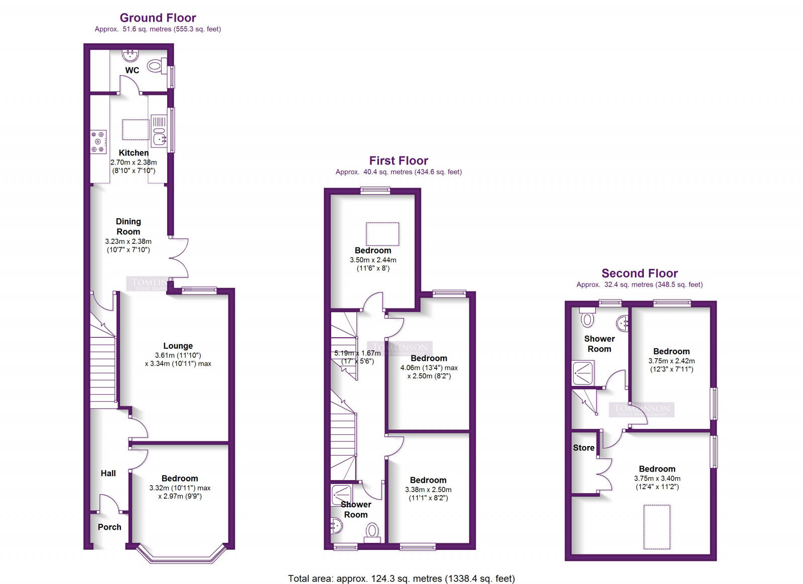 Priory Lodge, Midland Avenue, Lenton, Nottingham, NG7 2FD floorplan