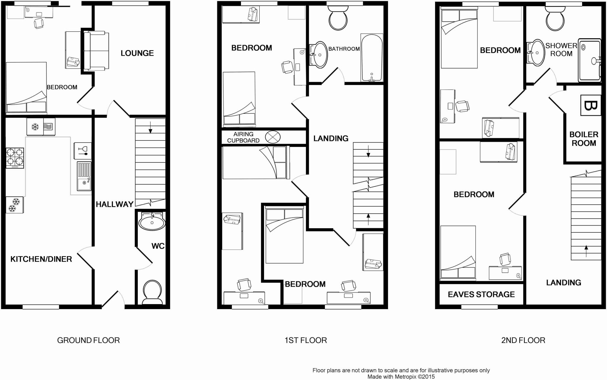 Wider Mead - Stoke Gifford floorplan