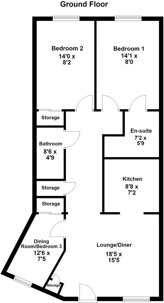 Well Lane, Rothwell, Kettering floorplan