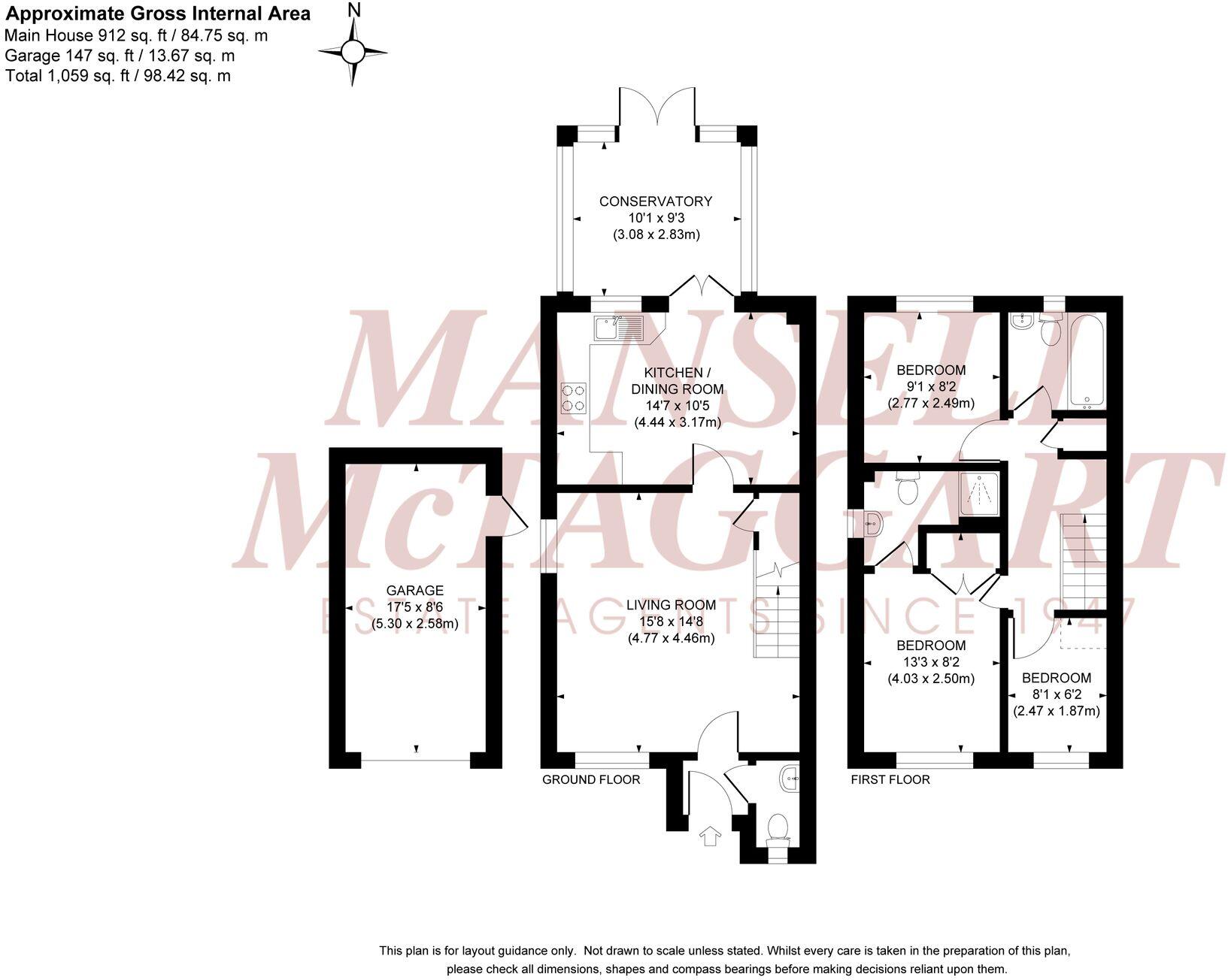 Wren Close, Burgess Hill, RH15 floorplan